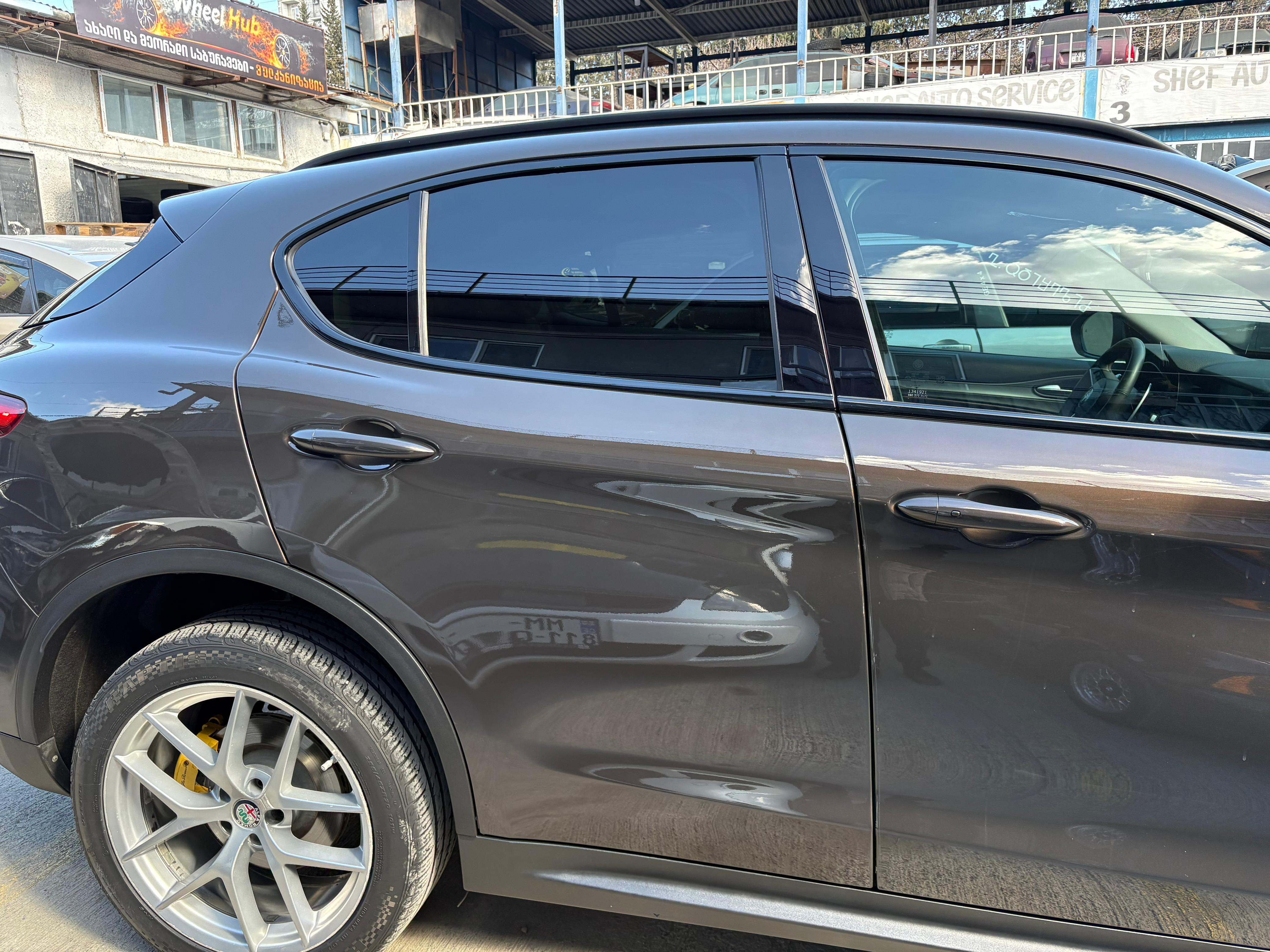 Alfa Romeo Stelvio side repair result